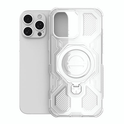 Custodia per Xiaomi Redmi 15C 5G / 15C 4G, Techsuit, Carbon Shield Pro, Bianca