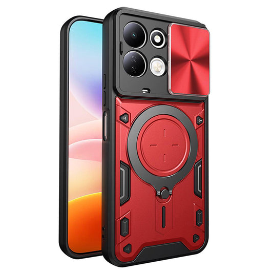 Custodia per Xiaomi Redmi 17 5G / 17 4G, Techsuit, CamGuard Pro, rossa
