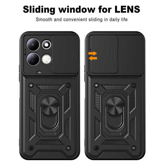 Custodia per Xiaomi Redmi 17 5G / 17 4G, Techsuit, CamShield, Rosa Dorato