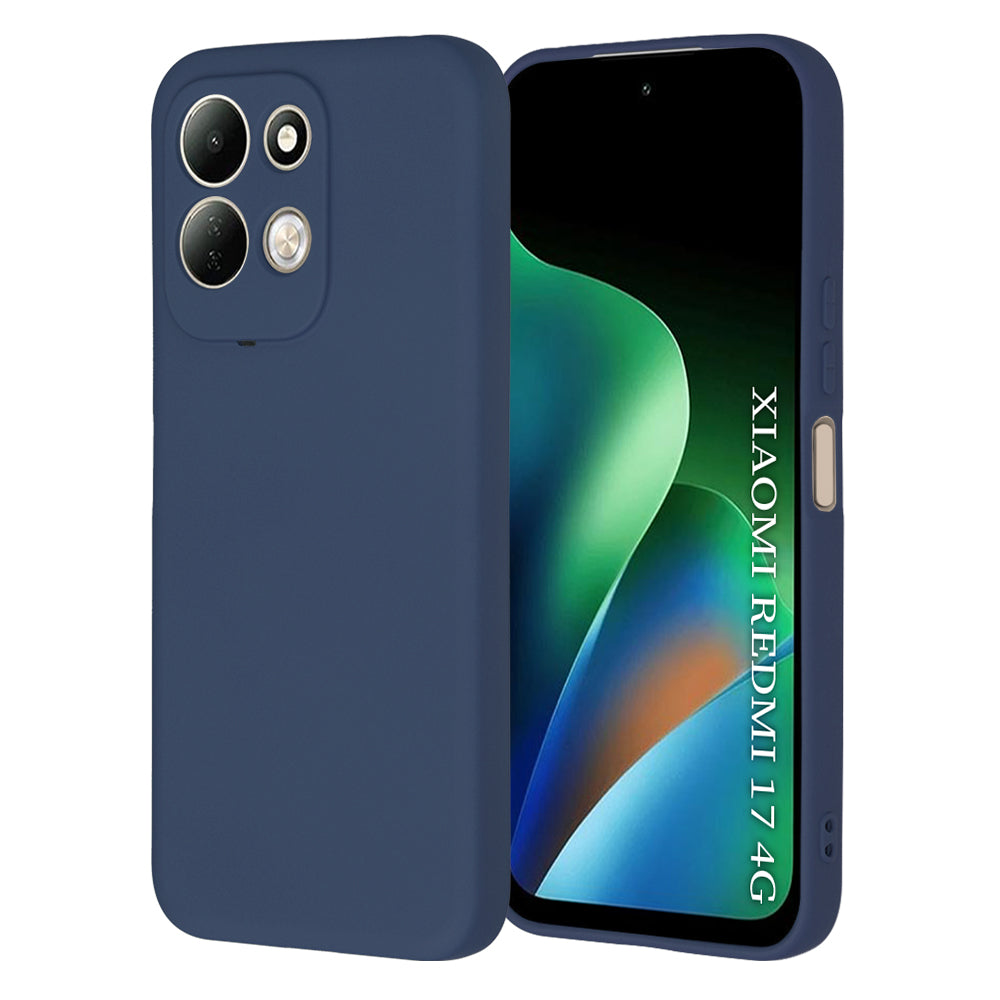 Custodia per Xiaomi Redmi 17 5G / 17 4G, Techsuit, SoftFlex, blu navy