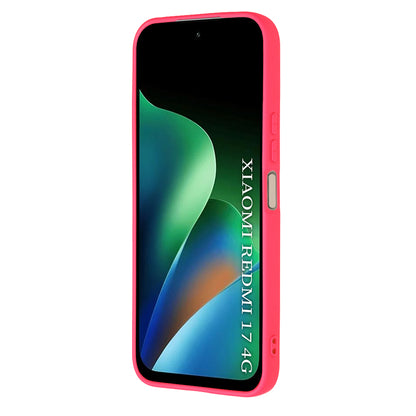 Custodia per Xiaomi Redmi 17 5G / 17 4G, Techsuit, SoftFlex, rosa scuro