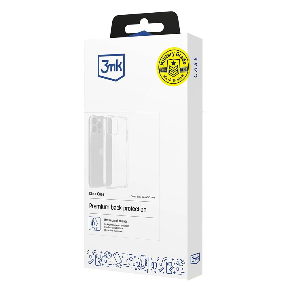 Custodia per Xiaomi Redmi 17C 5G, 3MK, Clear, Trasparente