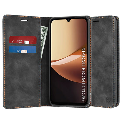 Custodia per Xiaomi Redmi 17C 5G, Techsuit, Confy, Nera
