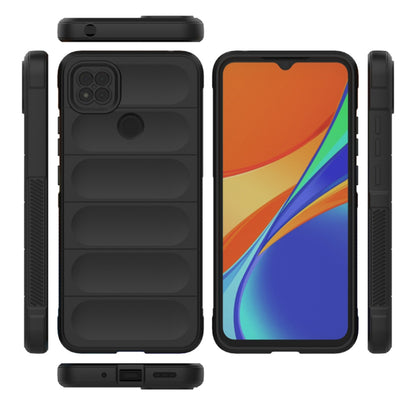 Custodia per Xiaomi Redmi 9C NFC / 9C, Techsuit, Magic Shield, Nera