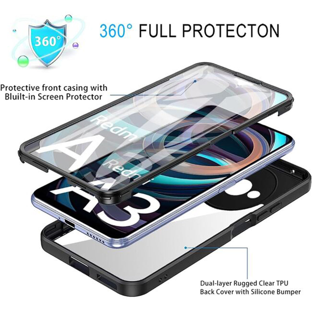 Custodia per Xiaomi Redmi A3x / A3, Techsuit, ColorVerse 360, Viola