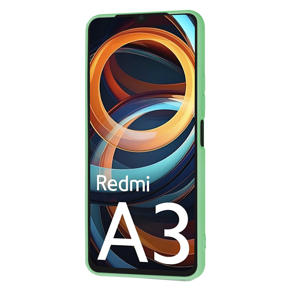 Custodia per Xiaomi Redmi A3x / A3, Techsuit, SoftFlex, Verde Chiaro