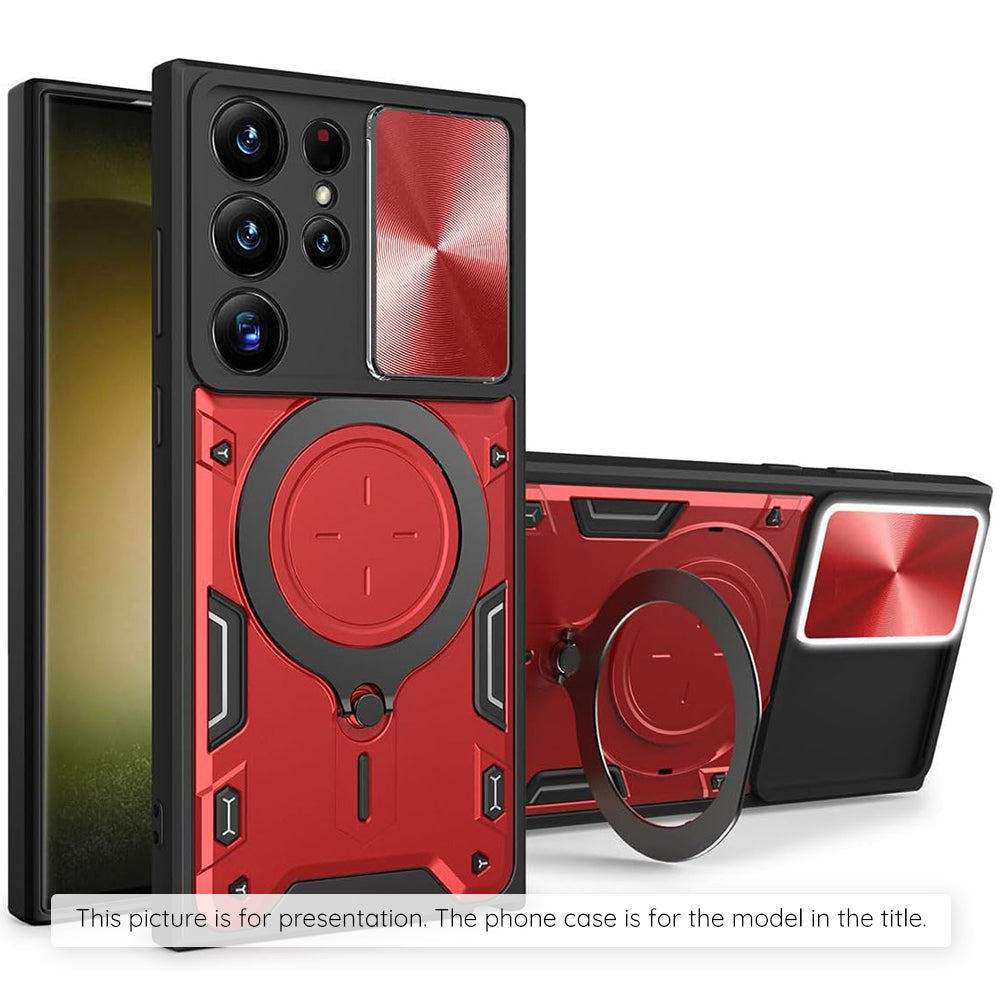 Custodia per Xiaomi Redmi A5 4G (Standard), Techsuit, CamGuard Pro, Rossa