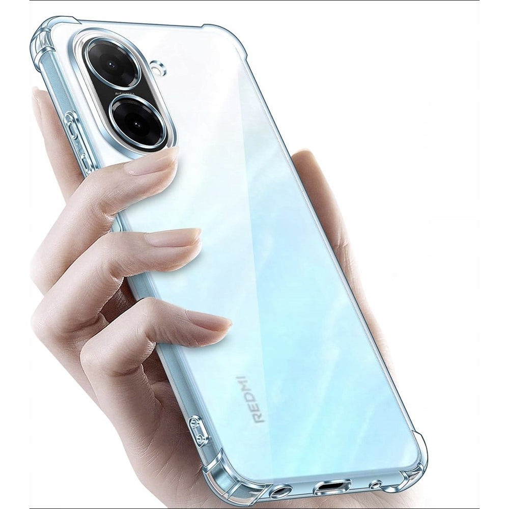 Custodia per Xiaomi Redmi A5 4G (Standard), Techsuit, Shockproof Clear, Trasparente