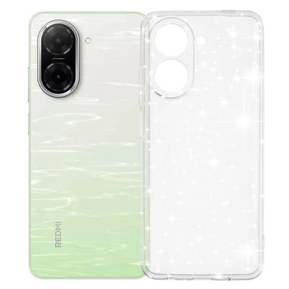 Custodia per Xiaomi Redmi A5 4G (Standard), Techsuit, SparkleSkin, Trasparente