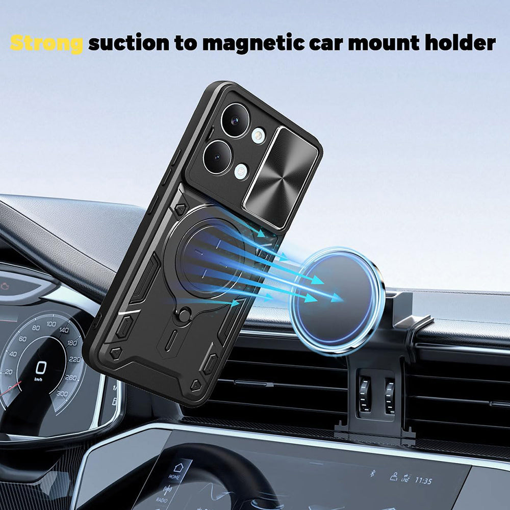 Custodia per Xiaomi Redmi A7 Pro 4G, Techsuit, CamGuard Pro, Nera