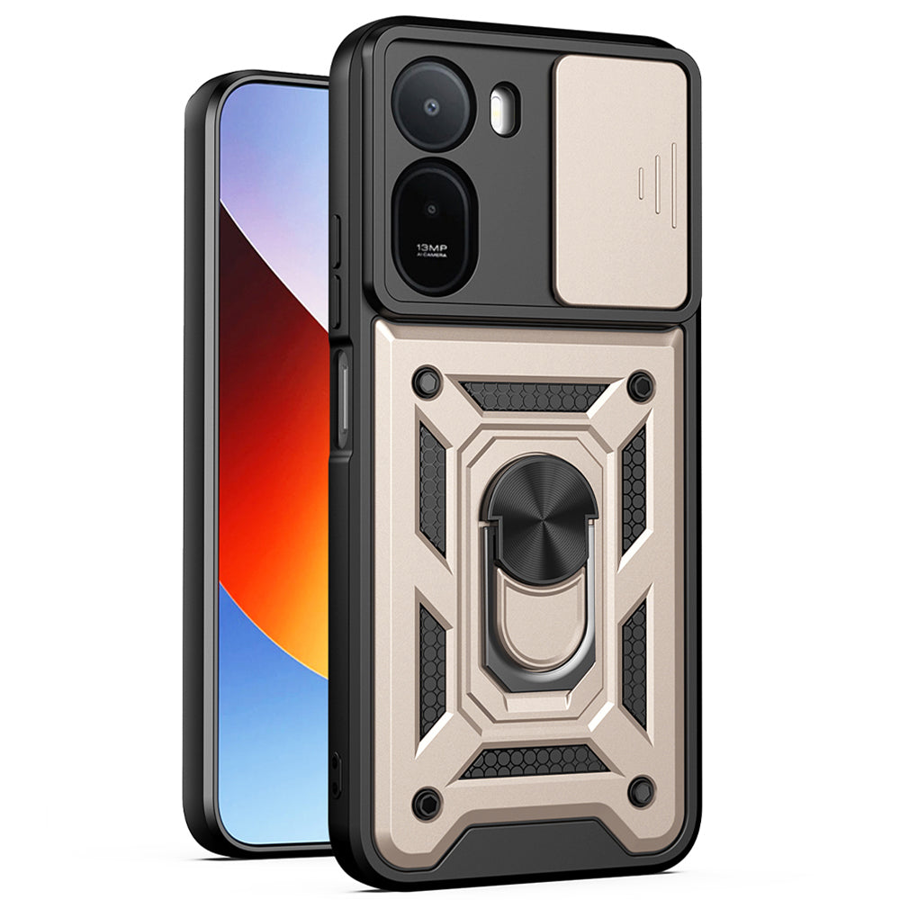 Case for Xiaomi Redmi A7 Pro 4G, Techsuit, CamShield, Gold