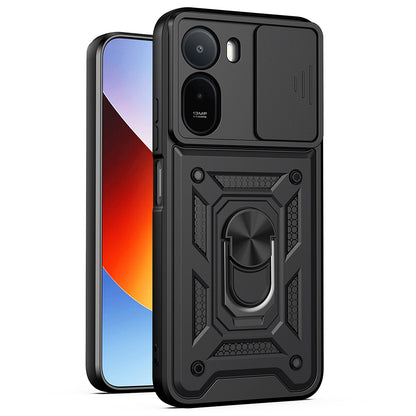 Custodia per Xiaomi Redmi A7 Pro 4G, Techsuit, CamShield, Nera