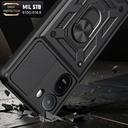 Custodia per Xiaomi Redmi A7 Pro 4G, Techsuit, CamShield, Nera