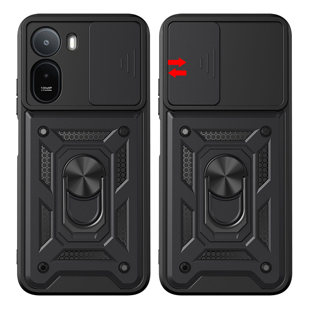 Custodia per Xiaomi Redmi A7 Pro 4G, Techsuit, CamShield, Rosa Dorato