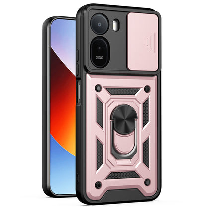 Custodia per Xiaomi Redmi A7 Pro 4G, Techsuit, CamShield, Rosa Dorato