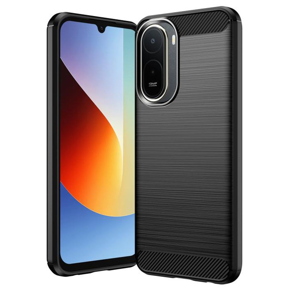 Custodia per Xiaomi Redmi A7 Pro 4G, Techsuit, Carbonio, Nera
