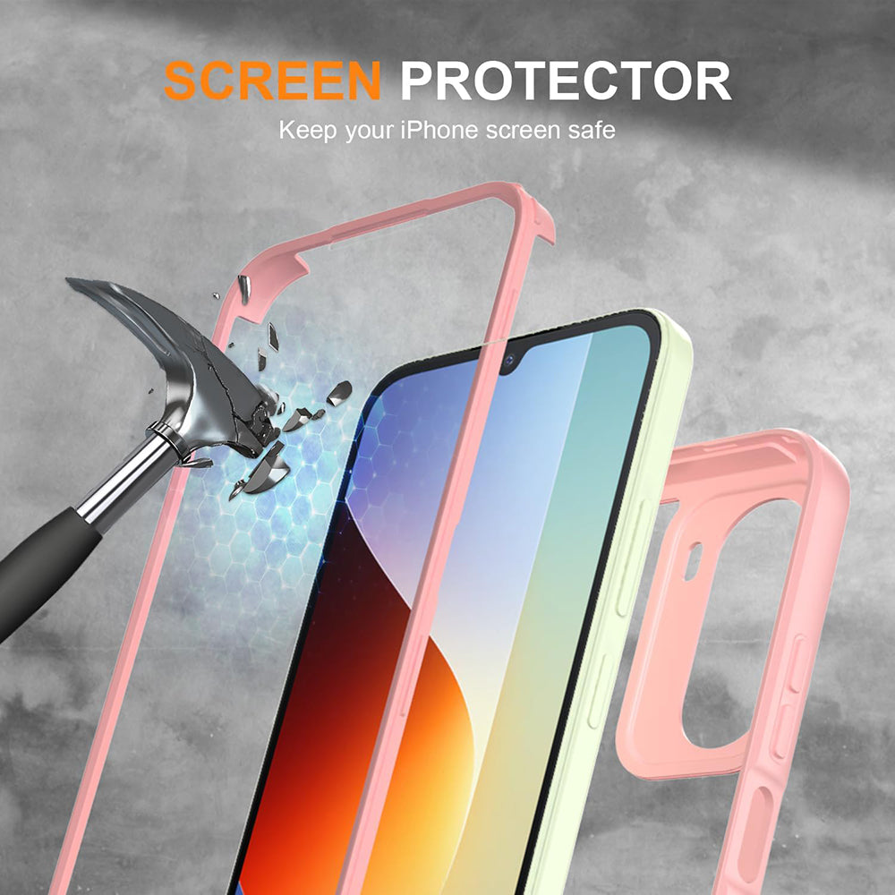 Custodia per Xiaomi Redmi A7 Pro 4G, Techsuit, ColorVerse 360, Rosa