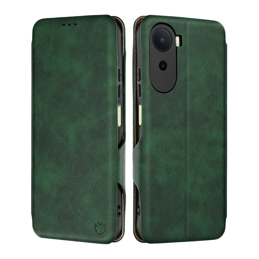 Custodia per Xiaomi Redmi A7 Pro 4G, Techsuit, Safe Wallet Plus, Verde