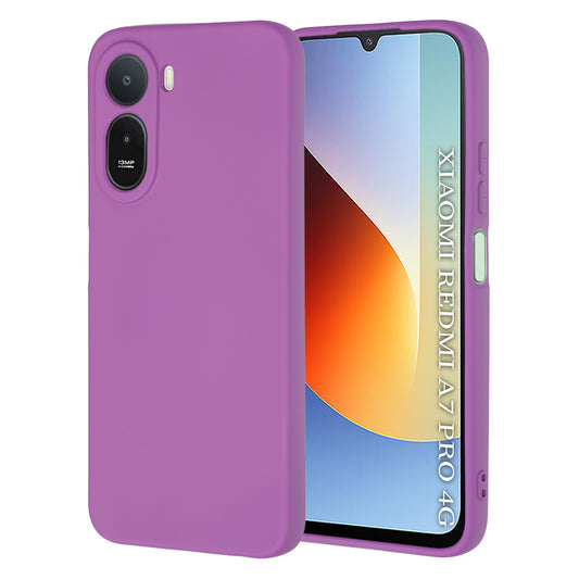 Custodia per Xiaomi Redmi A7 Pro 4G, Techsuit, SoftFlex, Viola