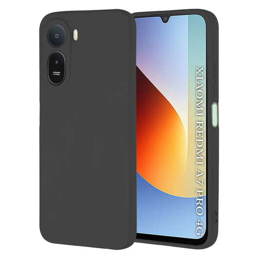 Custodia per Xiaomi Redmi A7 Pro 4G, Techsuit, SoftFlex, Nera