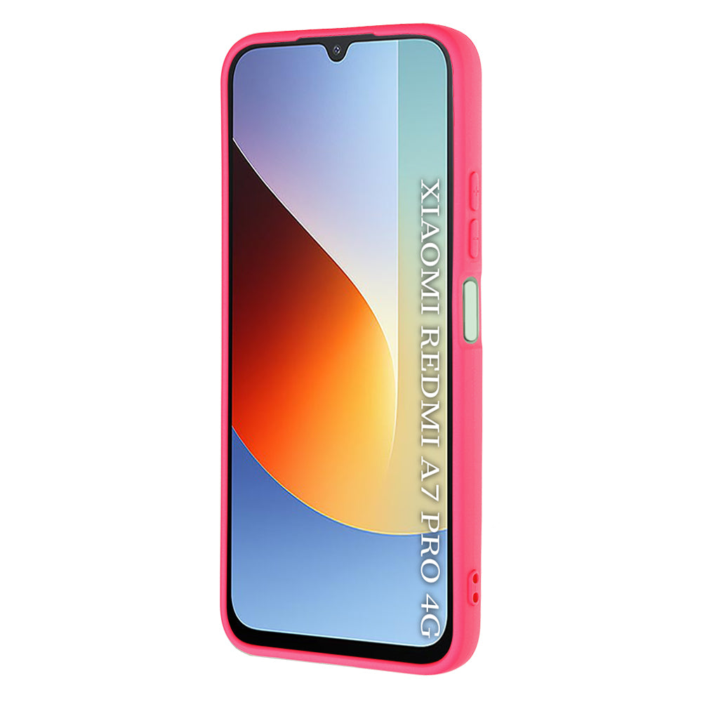 Custodia per Xiaomi Redmi A7 Pro 4G, Techsuit, SoftFlex, Rosa Scuro