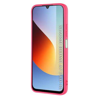 Custodia per Xiaomi Redmi A7 Pro 4G, Techsuit, SoftFlex, Rosa Scuro
