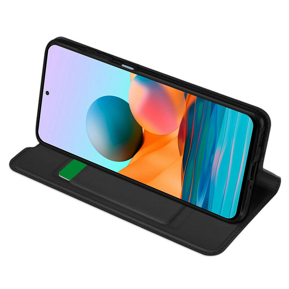 Custodia per Xiaomi Redmi Note 10 Pro Max / Note 10 Pro, Techsuit, Magskin Book, Nera