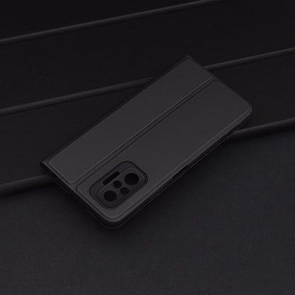 Custodia per Xiaomi Redmi Note 10 Pro Max / Note 10 Pro, Techsuit, Magskin Book, Nera