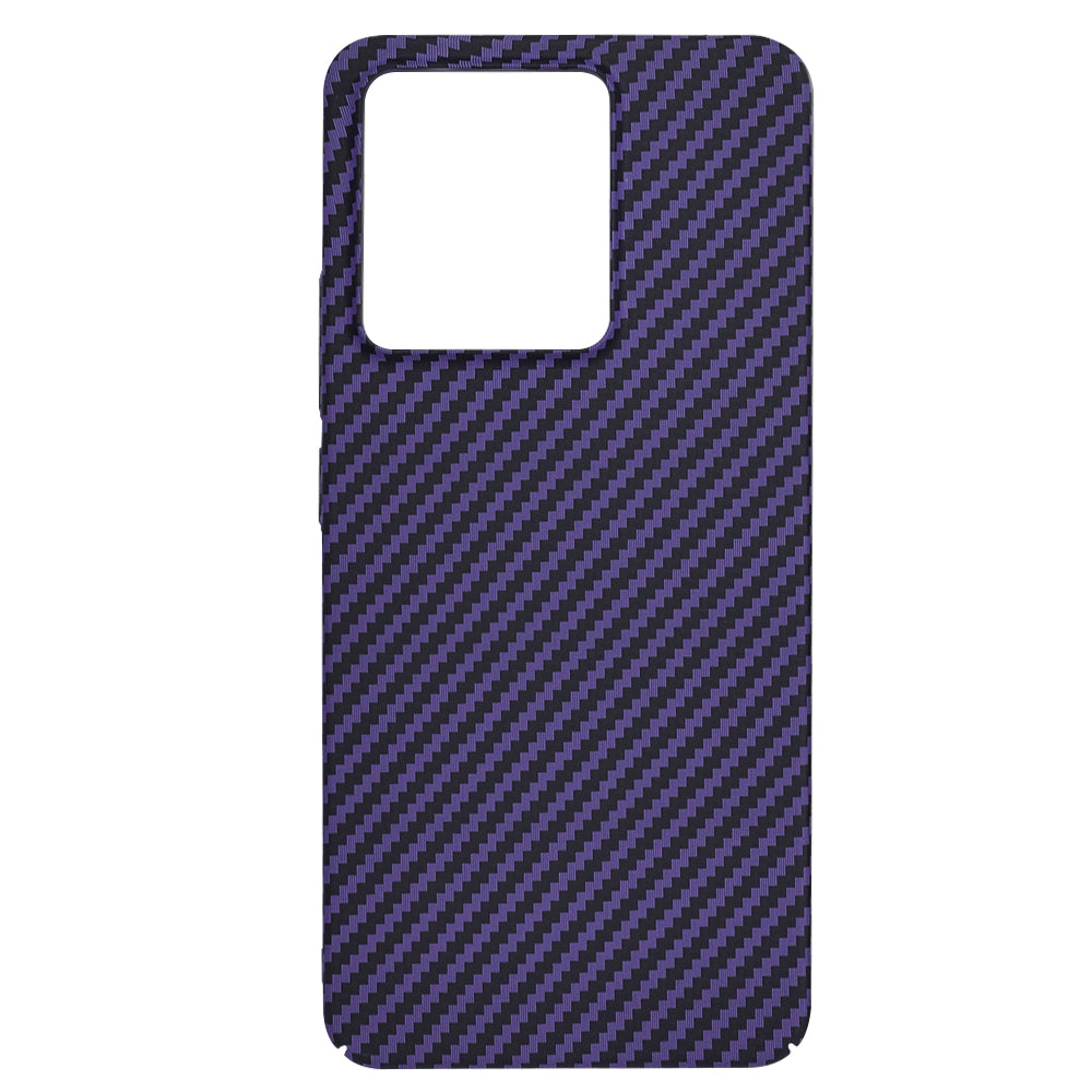 Custodia per Xiaomi Redmi Note 13 4G, Techsuit, Carbonite FiberShell, Viola