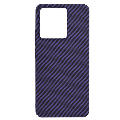 Custodia per Xiaomi Redmi Note 13 4G, Techsuit, Carbonite FiberShell, Viola