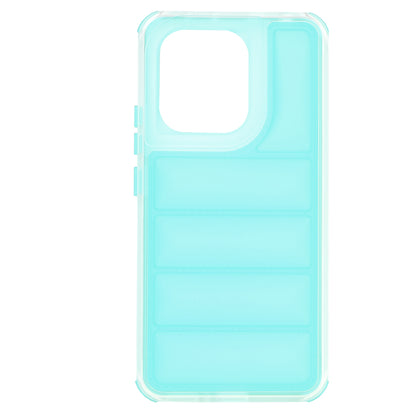 Custodia per Xiaomi Redmi Note 13 4G, Techsuit, Wave Shield, Turchese
