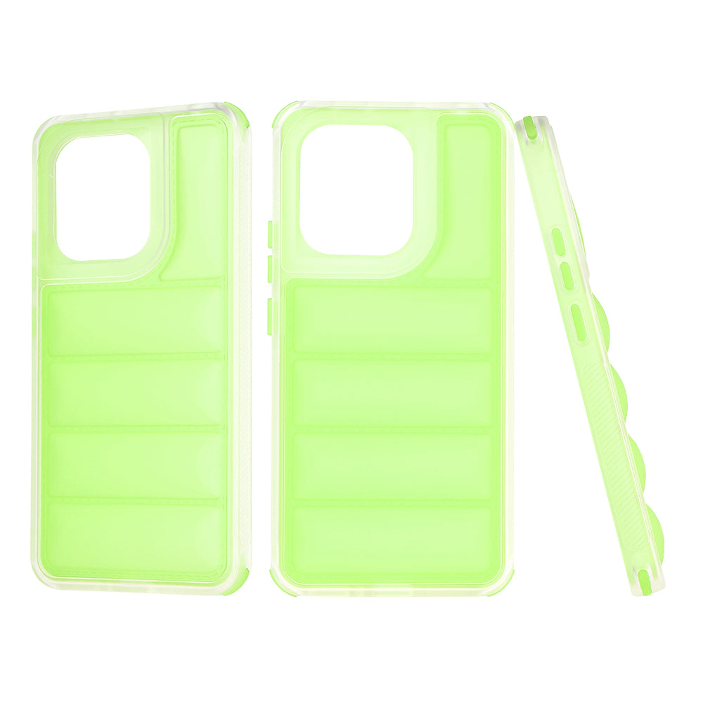Custodia per Xiaomi Redmi Note 13 4G, Techsuit, Wave Shield, Verde