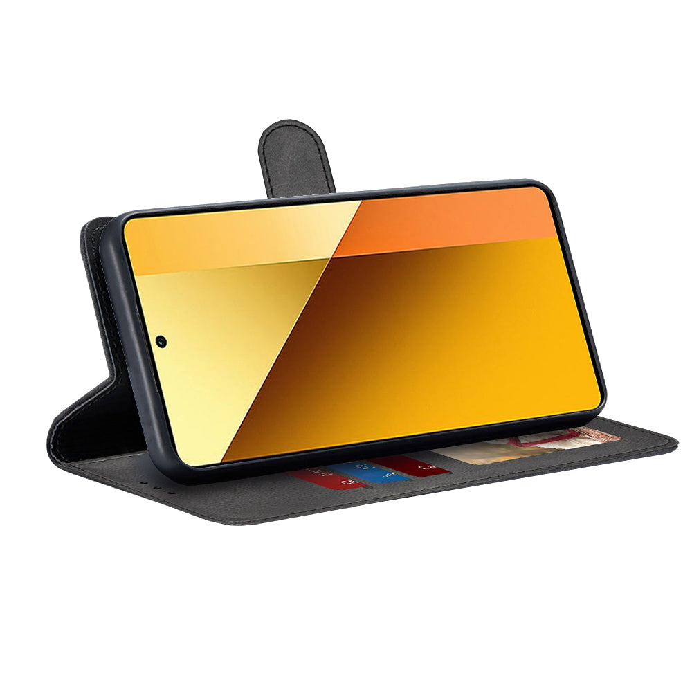 Custodia per Xiaomi Redmi Note 13 5G, Techsuit, Diary Book, Nera