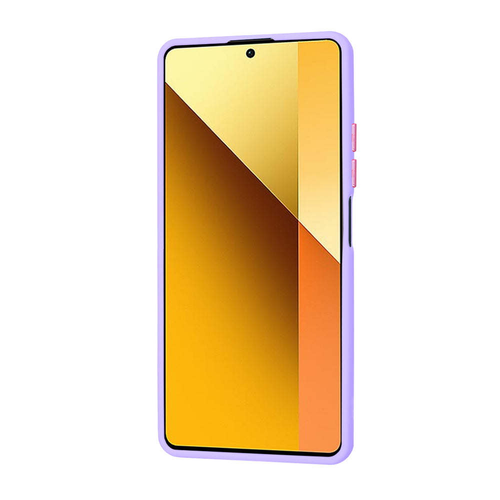 Custodia per Xiaomi Redmi Note 13 5G, Techsuit, HaloFrost, Viola Chiaro