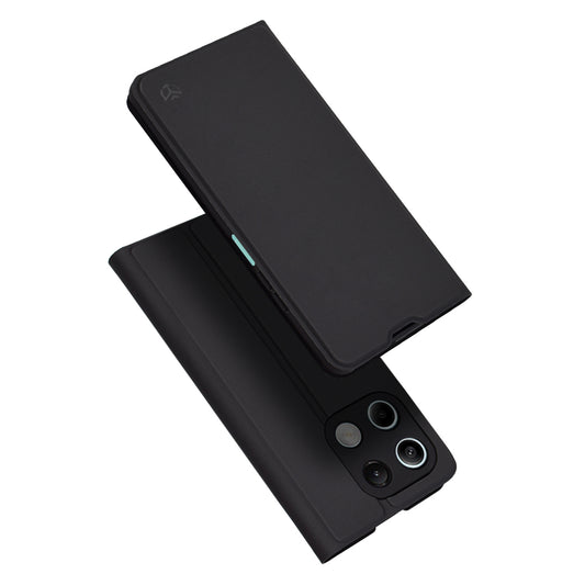 Custodia per Xiaomi Redmi Note 13 5G, Techsuit, Magskin Book, Nera