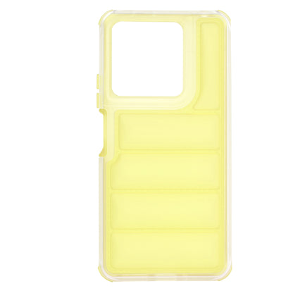 Custodia per Xiaomi Redmi Note 13 5G, Techsuit, Wave Shield, Gialla