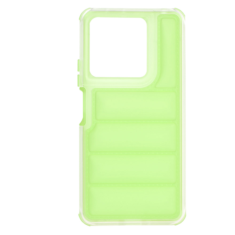 Custodia per Xiaomi Redmi Note 13 5G, Techsuit, Wave Shield, Verde