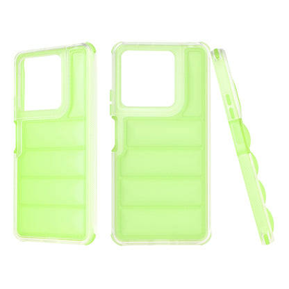 Custodia per Xiaomi Redmi Note 13 5G, Techsuit, Wave Shield, Verde