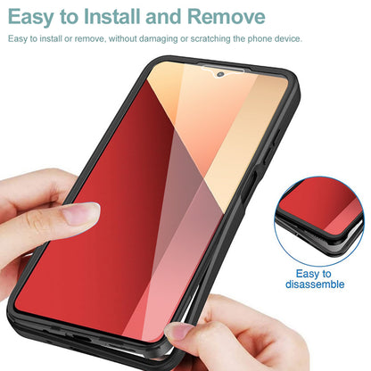 Custodia per Xiaomi Redmi Note 13 Pro 4G / Poco M6 Pro 4G, Techsuit, ColorVerse 360, Rosa