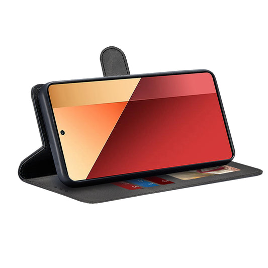 Custodia per Xiaomi Redmi Note 13 Pro 4G / Poco M6 Pro 4G, Techsuit, Diary Book, Nera