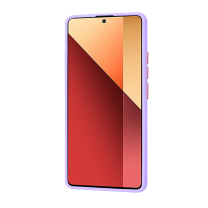Custodia per Xiaomi Redmi Note 13 Pro 4G / Poco M6 Pro 4G, Techsuit, HaloFrost, Viola Chiaro