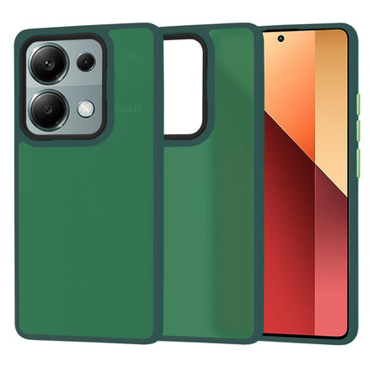 Custodia per Xiaomi Redmi Note 13 Pro 4G / Poco M6 Pro 4G, Techsuit, HaloFrost, Verde