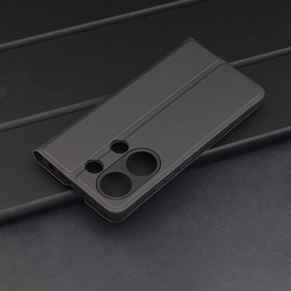 Custodia per Xiaomi Redmi Note 13 Pro 4G / Poco M6 Pro 4G, Techsuit, Magskin Book, Nera