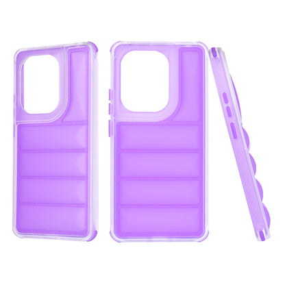 Custodia per Xiaomi Redmi Note 13 Pro 4G / Poco M6 Pro 4G, Techsuit, Wave Shield, Viola