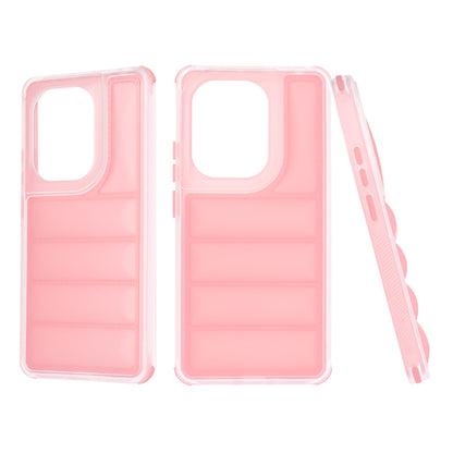Custodia per Xiaomi Redmi Note 13 Pro 4G / Poco M6 Pro 4G, Techsuit, Wave Shield, Rosa