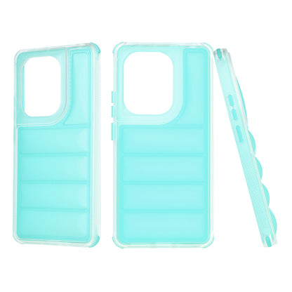 Custodia per Xiaomi Redmi Note 13 Pro 4G / Poco M6 Pro 4G, Techsuit, Wave Shield, Turchese