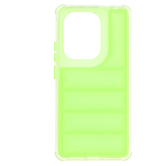 Custodia per Xiaomi Redmi Note 13 Pro 4G / Poco M6 Pro 4G, Techsuit, Wave Shield, Verde