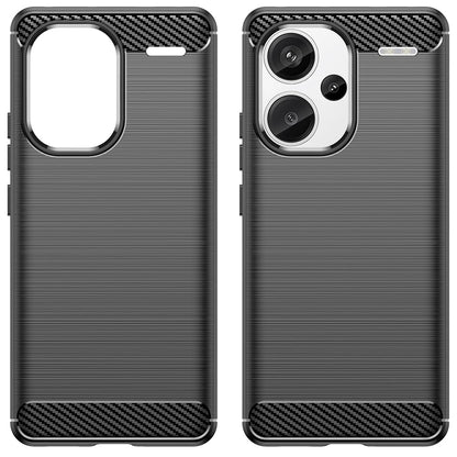 Custodia per Xiaomi Redmi Note 13 Pro+, Techsuit, Carbonio, Nera