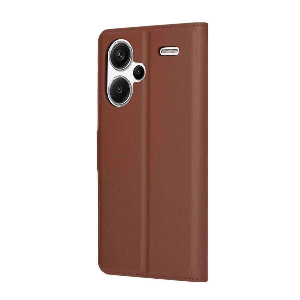 Custodia per Xiaomi Redmi Note 13 Pro+, Techsuit, Leather Folio, Marrone