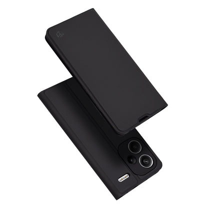 Custodia per Xiaomi Redmi Note 13 Pro+, Techsuit, Magskin Book, Nera